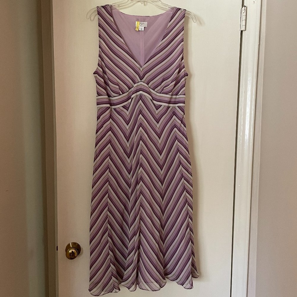 Purple Stripe Loft Dress